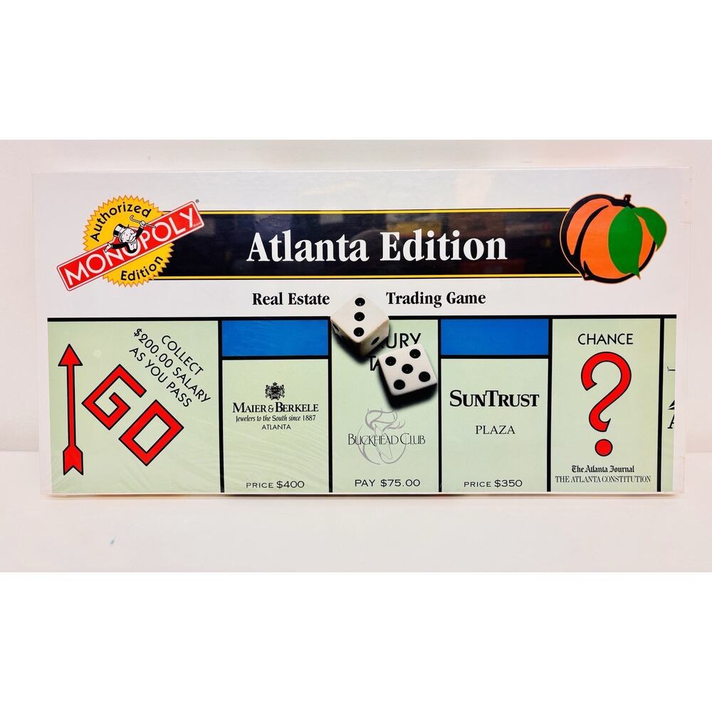 Monopoly Atlanta Edition 1995 New Sealed